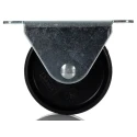 Tente Fixed Castor, 40 kg Load Capacity, 45 mm Polyamide Wheel, Pressed Steel Frame, Passivated Zinc 2198UOI045P60-67x24