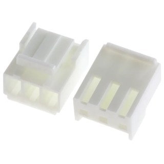 JST VHR Female Connector Housing Cable Mount 3 Way 1 Row 3.96 mm Pitch Polyamide VHR-3N