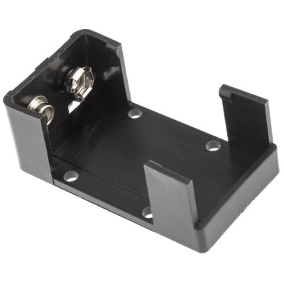 Keystone 9 V PP3 Battery Holder PCB Mount with Solder Tag Termination 53.9mm Length 29.6mm Width 20.3mm Height 1294