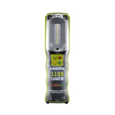 Unilite Handheld Inspection Lamp 1100 lm, IP54, 3.7V, 5W, Rechargeable, Aluminium Polycarbonate Housing 