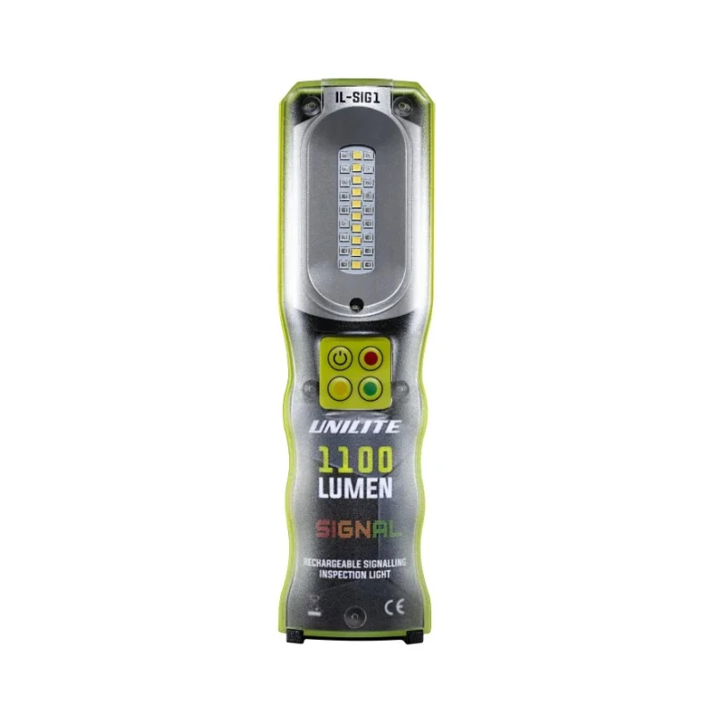 Unilite Handheld Inspection Lamp 1100 lm, IP54, 3.7V, 5W, Rechargeable, Aluminium Polycarbonate Housing 