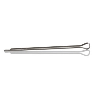 RS PRO 19.1 mm Bright Zinc Steel Split Pin, 0.8 mm Diameter 270-091