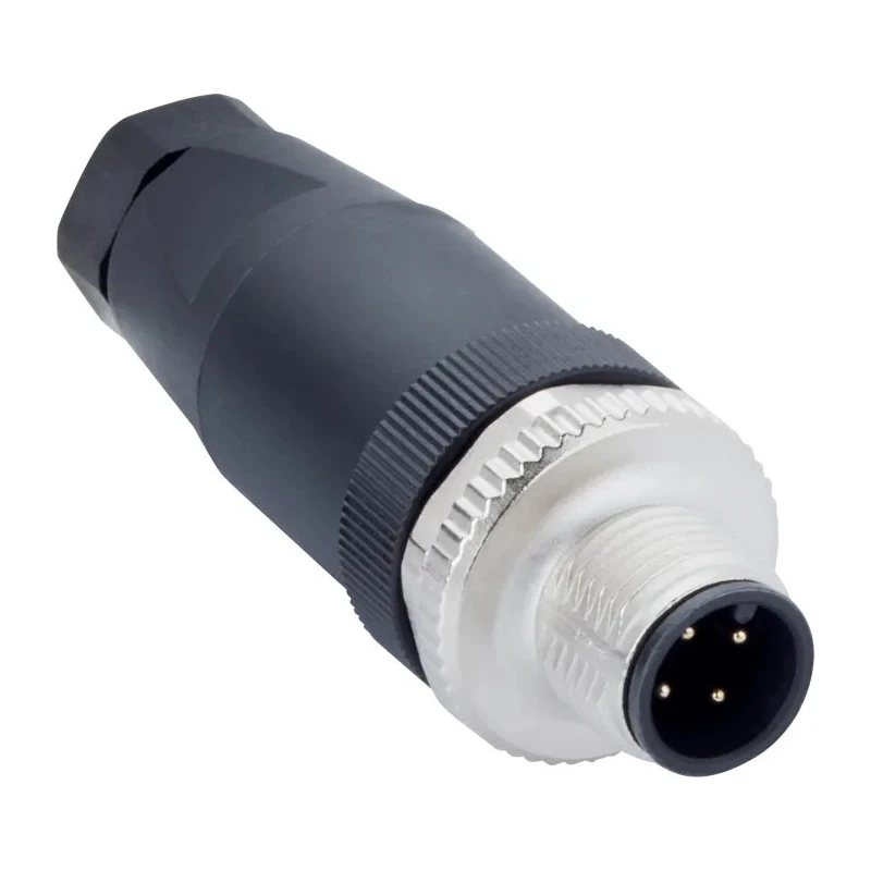 SICK Industrial Circular Connector, 4 Contacts, Male Cable Plug, M12 Connector, 250V, 4A, IP67 STE-1204-G / 6009932