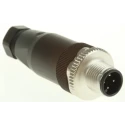 SICK Industrial Circular Connector, 4 Contacts, Male Cable Plug, M12 Connector, 250V, 4A, IP67 STE-1204-G / 6009932