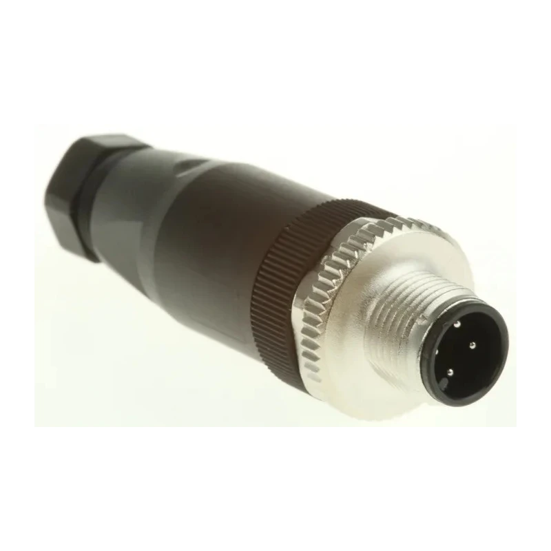 SICK Industrial Circular Connector, 4 Contacts, Male Cable Plug, M12 Connector, 250V, 4A, IP67 STE-1204-G / 6009932