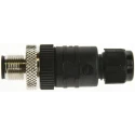 SICK Industrial Circular Connector, 4 Contacts, Male Cable Plug, M12 Connector, 250V, 4A, IP67 STE-1204-G / 6009932