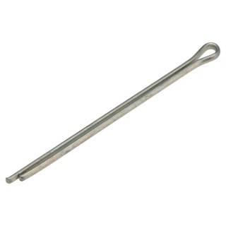 RS PRO 25.4 mm Bright Zinc Steel Split Pin, 1.2 mm Diameter 270-108