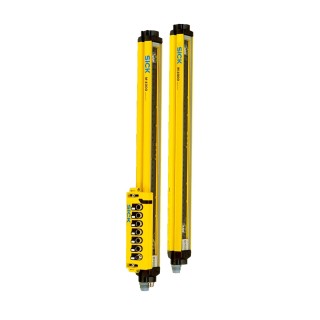 SICK M4000 Series Light Curtain Sender Receiver 3 Beam 24V DC Safety Type 4, 400mm Protective Height, 70m M40S-034003AA0