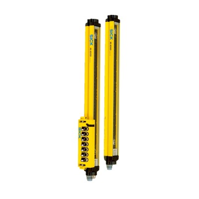 SICK M4000 Series Light Curtain Sender Receiver 3 Beam 24V DC Safety Type 4, 400mm Protective Height, 70m M40S-034003AA0