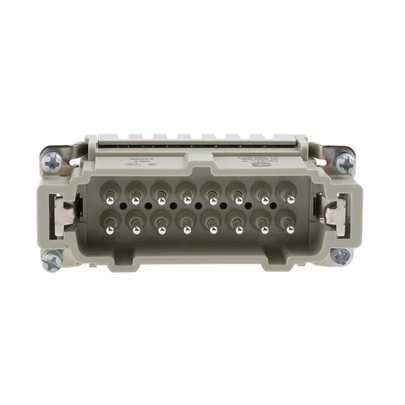 HARTING Heavy Duty Power Connector Insert 16 Contacts 16A 500V Han ES Series Male Mount Cable 09330162616