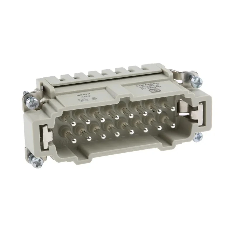HARTING Heavy Duty Power Connector Insert 16 Contacts 16A 500V Han ES Series Male Mount Cable 09330162616