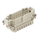 HARTING Heavy Duty Power Connector Insert 16 Contacts 16A 500V Han ES Series Male Mount Cable 09330162616