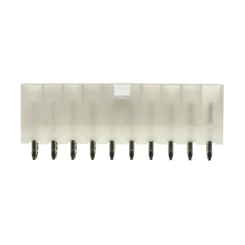 Molex Mini-Fit Jr Series Vertical Through Hole PCB Header, 20 Contacts, 9A Current, 4.2 mm Pitch, 2 Row, Shrouded 39-28-1203
