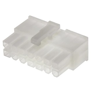 Molex Mini-Fit Jr Female Connector Housing 4.2 mm Pitch 14 Way 2 Row Straight 39-01-2140
