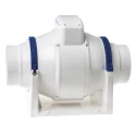 Vent-Axia ACM In Line Mount Duct Fan 256 m³/h Airflow 23 dBA Noise Level Duct Size 100 mm ACM100