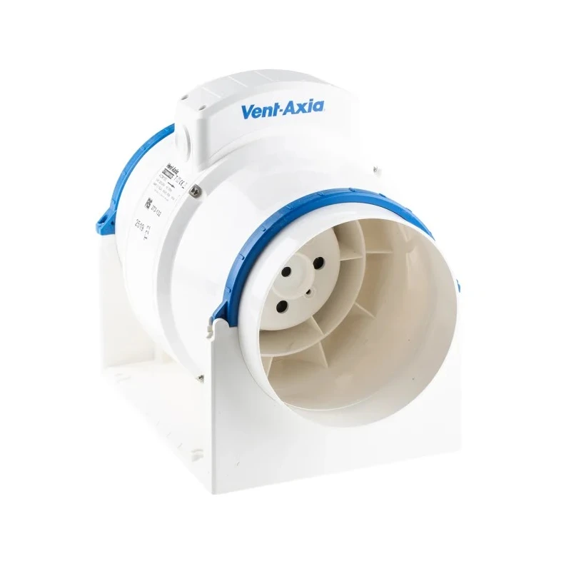 Vent-Axia ACM Round In-Line Extractor Fan, 522 m³/h Air Flow, 35 dBA Noise Level, 150 mm Duct Size ACM150