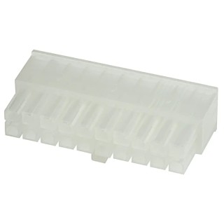 Molex Mini-Fit Female Connector Housing 4.2 mm Pitch 20 Way 2 Row Straight Nylon Housing 39-01-2200