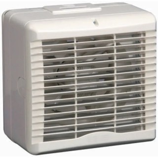 Vent-Axia VA150 Rectangular Window Extractor Fan 230V AC 220 m³/h Air Flow 37 dBA Noise Level 150 mm Duct Size VA150