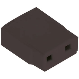 HARWIN M20 Jumper Straight Female Black Open Top 2 Way 1 Row 2.54 mm Pitch M7567-05