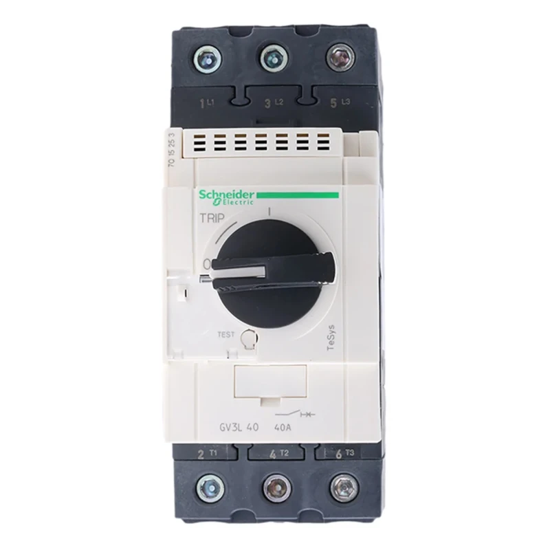 Schneider Electric TeSys GV Thermal Circuit Breaker 3-Pole 40A Current Rating 690V AC Thermal Magnetic Tripping GV3L40