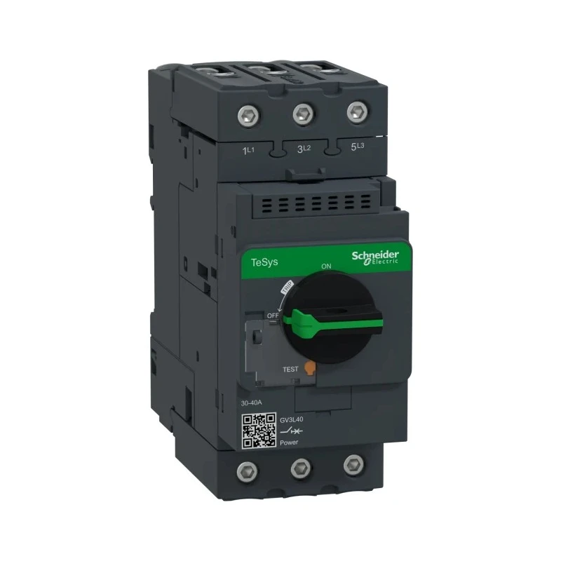 Schneider Electric TeSys GV Thermal Circuit Breaker 3-Pole 40A Current Rating 690V AC Thermal Magnetic Tripping GV3L40