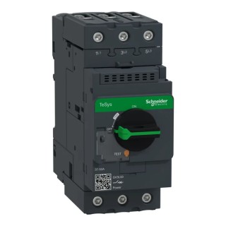 Schneider Electric TeSys GV Thermal Circuit Breaker 50A Current Rating, 3-Pole, Direct GV3L50