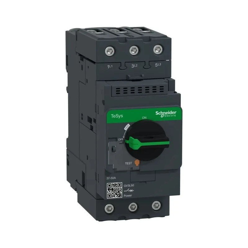Schneider Electric TeSys GV Thermal Circuit Breaker 50A Current Rating, 3-Pole, Direct GV3L50