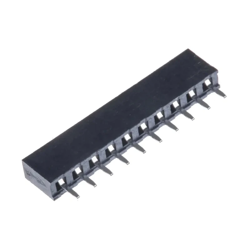 HARWIN M22 Series Straight Through Hole PCB Socket, 10-Contact, 1 Row, 2 mm Pitch, Liquid Crystal Polymer Housing M22-7131042