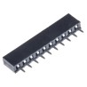 HARWIN M22 Series Straight Through Hole PCB Socket, 10-Contact, 1 Row, 2 mm Pitch, Liquid Crystal Polymer Housing M22-7131042