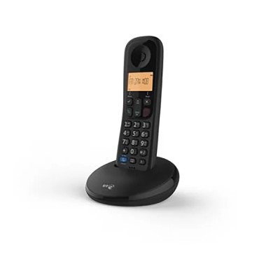 BT Everyday DECT SLB Desktop Telephone with Caller ID, LCD Display, 1.6 inch Amber Screen 090661