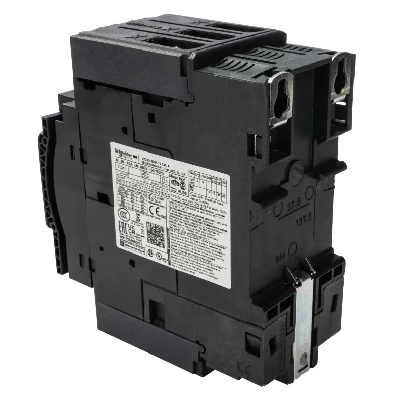 Schneider Electric TeSys GV Thermal Circuit Breaker 40A Current Rating 3-Pole Direct Mount GV3P40