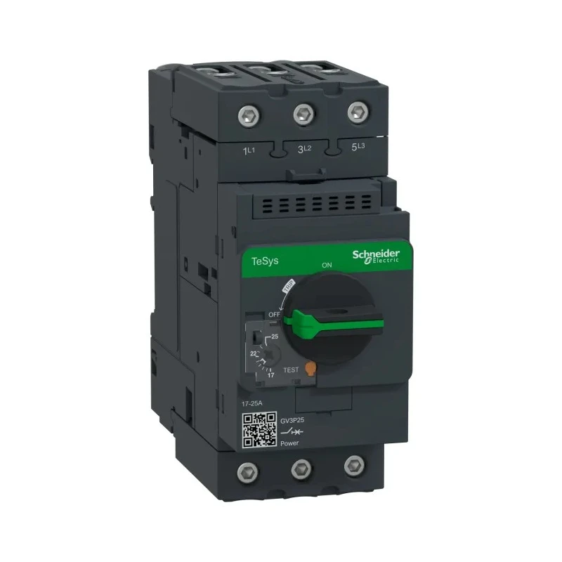 Schneider Electric TeSys GV Thermal Circuit Breaker 23A Current Rating 3-Pole Direct Mount GV3P25