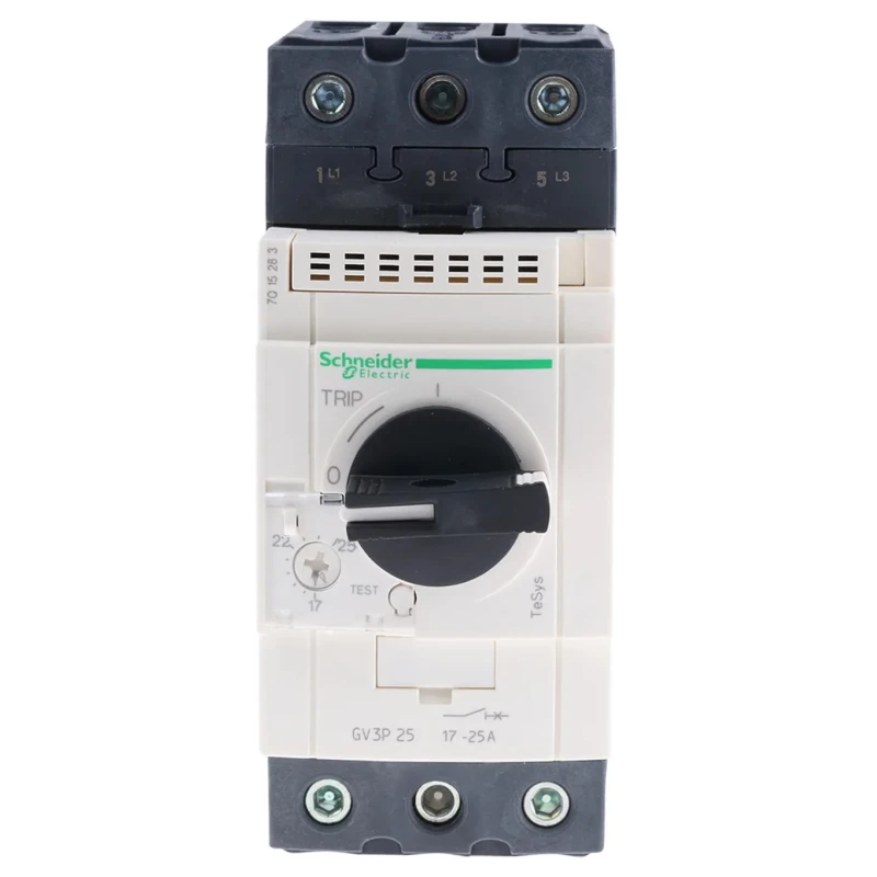 Schneider Electric TeSys GV Thermal Circuit Breaker 23A Current Rating 3-Pole Direct Mount GV3P25