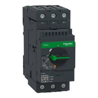 Schneider Electric TeSys GV Thermal Circuit Breaker 65A Current Rating 3-Pole Direct Mount GV3P65