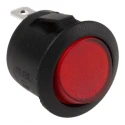 RS PRO Illuminated SPST On-Off 10A Panel Mount Rocker Switch Nylon Housing Red Actuator 273-003