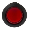 RS PRO Illuminated SPST On-Off 10A Panel Mount Rocker Switch Nylon Housing Red Actuator 273-003