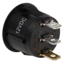 RS PRO Illuminated SPST On-Off 10A Panel Mount Rocker Switch Nylon Housing Red Actuator 273-003