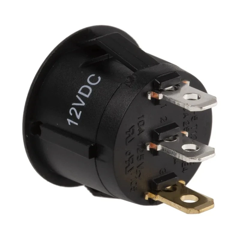 RS PRO Illuminated SPST On-Off 10A Panel Mount Rocker Switch Nylon Housing Red Actuator 273-003