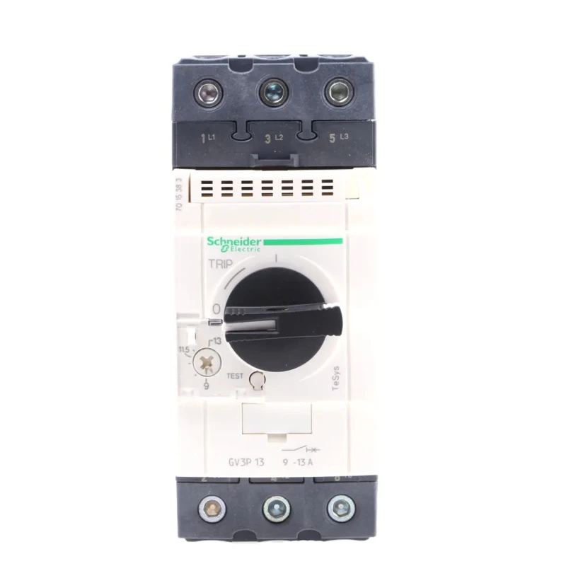 Schneider Electric TeSys GV3P Thermal Circuit Breaker 13A 3-Pole Direct Mount Screw Terminal Toggle Switch GV3P13