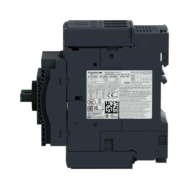Schneider Electric TeSys GV Thermal Circuit Breaker 18A Current Rating 3-Pole 690V AC Thermal Magnetic Tripping GV3P18