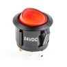 RS PRO Illuminated SPST Red On-Off Rocker Switch Panel Nylon Housing Quick Connect Terminals 273-025