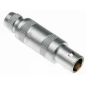 LEMO Circular Connector 4 Contacts Cable Mount Plug Male 12 mm IP50 Brass Gold Plated FFA.1S.304.CLAC62