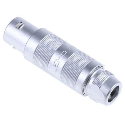 LEMO Industrial Circular Connector Cable Mount 4 Contacts Plug Male 14.8 mm 2400V IP50 Brass Housing FFA.2S.304.CLAC62