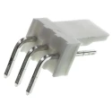 Molex KK 254 Series Right Angle Through Hole Pin Header 3 Contact 2.54 mm Pitch 1 Row Unshrouded 22-05-7038