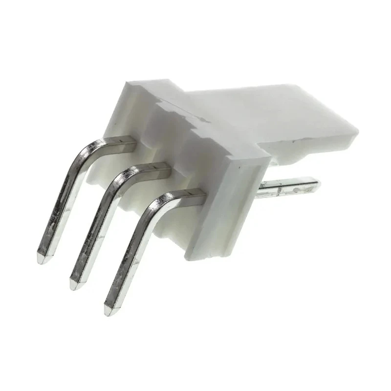 Molex KK 254 Series Right Angle Through Hole Pin Header 3 Contact 2.54 mm Pitch 1 Row Unshrouded 22-05-7038