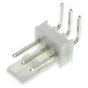 Molex KK 254 Series Right Angle Through Hole Pin Header 3 Contact, 2.54 mm Pitch, 1 Row, Unshrouded 22-05-7038