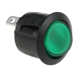 RS PRO Illuminated SPST On-Off Rocker Switch Panel 24V DC 10A Nylon Housing 273-019