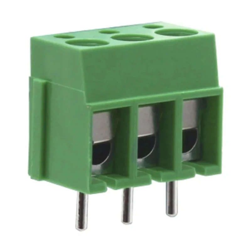 RS PRO PCB Terminal Block 3-Contact 5 mm Pitch 250V 16A Polyamide Housing 173-1194