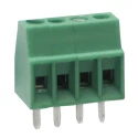 RS PRO PCB Terminal Block 4-Contact 2.54 mm Pitch Through Hole 150V Brass Housing 173-1204