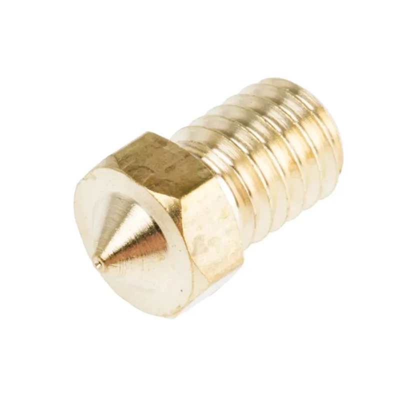 RS PRO 3D Printer Part Nozzle Brass 0.2 mm Thread Size M6 173-4714